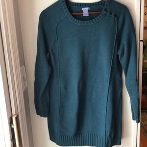 Long maternity sweater